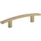 Elements 3" Center-to-Center Satin Bronze Square Thatcher Cabinet Bar Pull 859-3SBZ - alternate 1